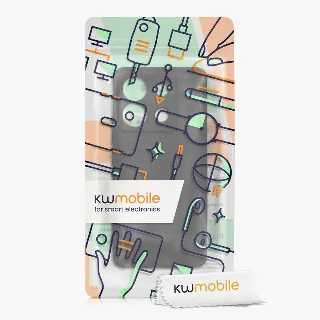 Alt view image 7 of 7 - _Mega Brand Case Compatible with Xiaomi Redmi Note 13 Pro 5G / Poco X6 5G Case - Soft Slim Protective TPU Silicone Cover - Black Matte
