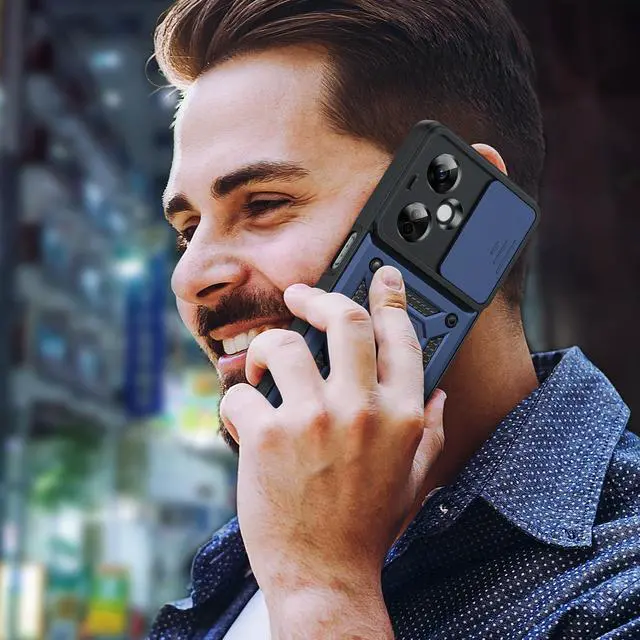 Alt view image 7 of 7 - _Mega Brand  OnePlus Nord-N30 5G Case: with Slide Camera Cover Screen Protector, Military-Grade Shockproof Protective Magnetic Ring Stand One Plus Nord N30 5G Cell Unlocked Phone Covers Funda fara,