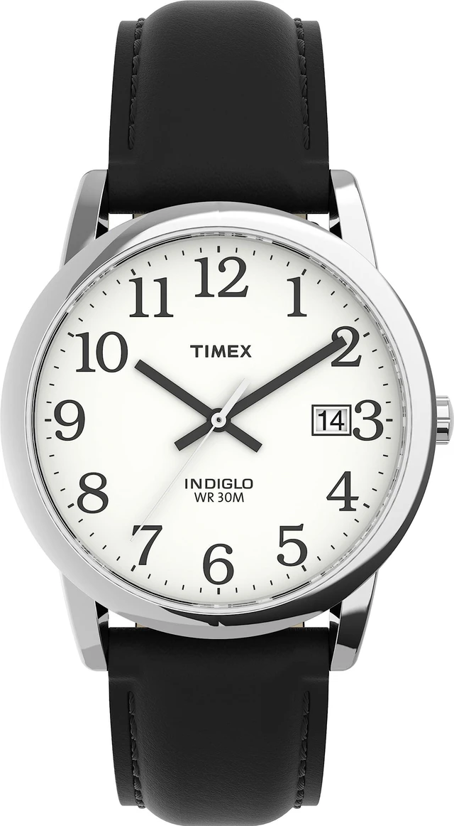 Main image of T2H281 Easy Reader 35mm Black Leather Strap Watch