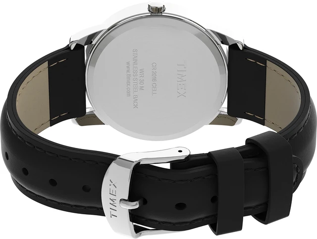 Alt view image 4 of 7 - T2H281 Easy Reader 35mm Black Leather Strap Watch