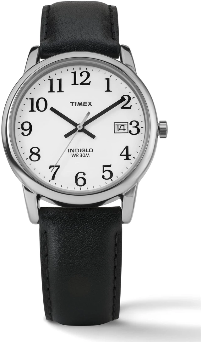 Alt view image 6 of 7 - T2H281 Easy Reader 35mm Black Leather Strap Watch