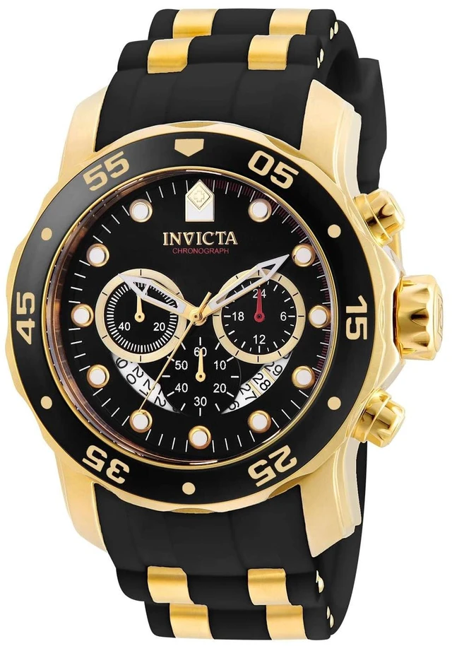 Main image of Men's 6981 Pro Diver Collection Chronograph Black Dial Black Dress Watch