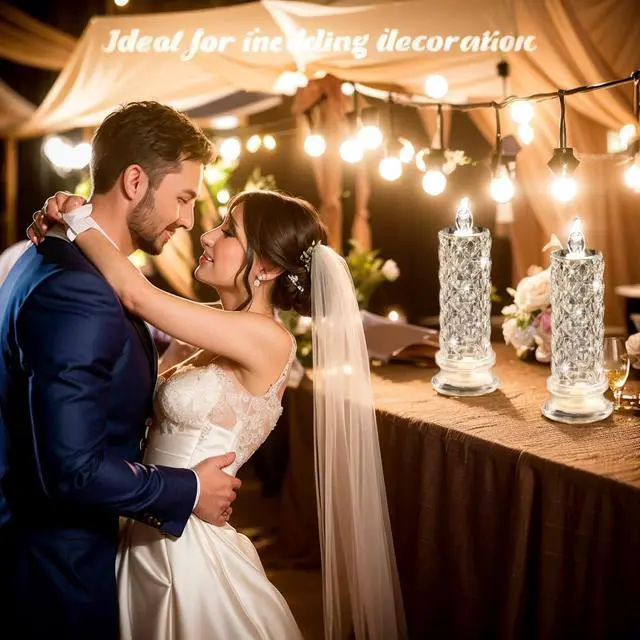 Alt view image 6 of 7 - _Mega Brand Rose Shadow LED Flameless Candles, 6PCS Romantic Battery Operated Candles Led Pillar Candles for Valentines Anniversary Wedding Christmas Decorations(White, D 2.5" x H 7.2")