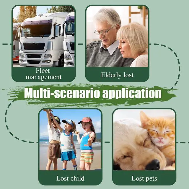 Alt view image 6 of 6 - _Mega Brand GPS Tracker for Vehicles,Car Portable Real Time GPS Tracking Device,Full Global Coverage Location Tracker for Car,Kids,Dogs.Long Standby/No Monthly Fee/No SIM Card Required/No Subscription