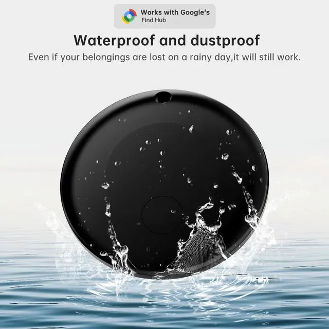Alt view image 5 of 7 - _Mega Brand Air Tracker Tag for AndroidAndroid Only  IP65 Waterproof Smart Tag & Item Finder | Ultra-Long Battery | Works with Google Find My Device | Find Keys/Wallet/Car (2025 New Model)