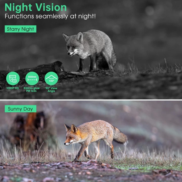 Alt view image 5 of 7 - FRKTCAM Trail Camera 4K 64MP Solar Game Camera WiFi Bluetooth,0.1s Trigger Motion Activated6000mAh Battery, 64GB SD Card and Ip67 Waterproof Trail Cam, 130° Wide Angle for Deer & Farm Security