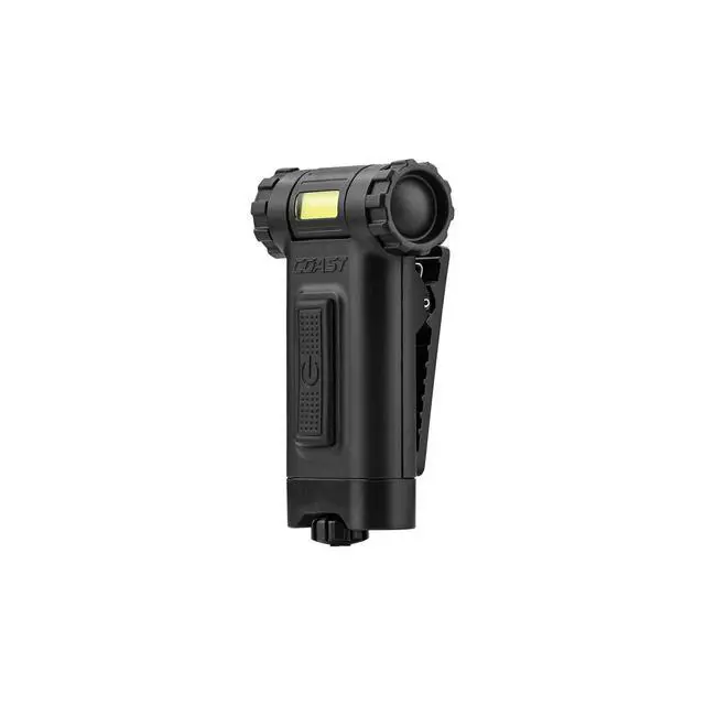Main image of _Mega Brand HX4 80 Lumen Dual Color (White & Red) Magnetic LED Clip Light with Beam Rotation, black