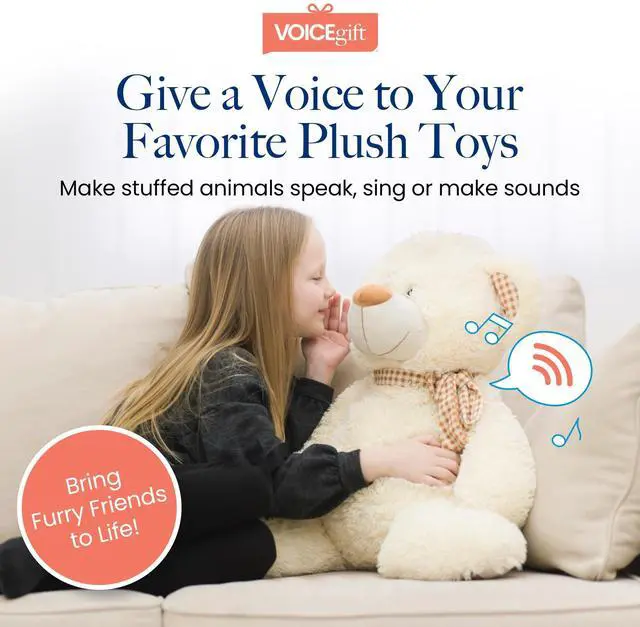 Alt view image 3 of 7 - Mini-Me, 60-Second Multi-Message Audio Recorder for Plush Toys, Quilts, Pillow, Crafts, Playful Mini Voice Gift Inserts for Custom Sound Gifting & DIY Projects 1-Pack