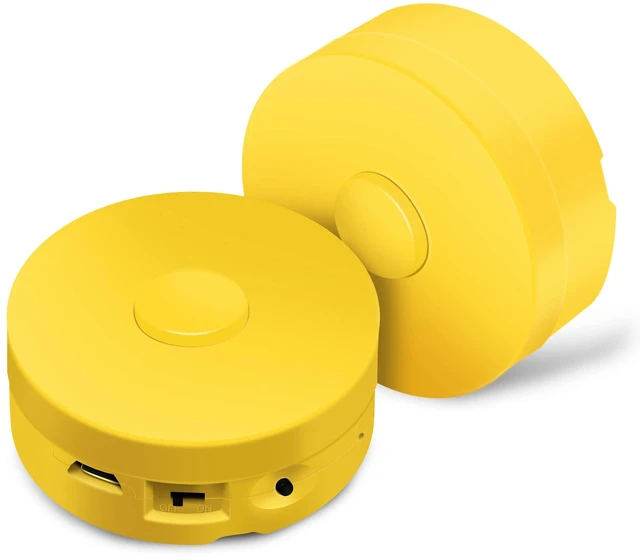 Main image of 16 Minutes Voice Recorder, Record Custom Message for Crafts, Stuffed Bear, Baby Doll, and Pillow (2Pack + Yellow)
