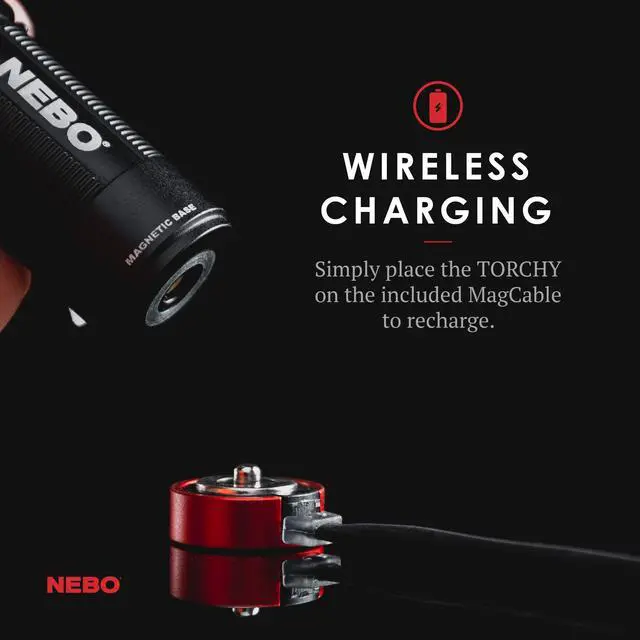 Alt view image 3 of 7 - _Mega Brand Torchy Rechargeable Pocket Flashlight | 1,000 Lumens, 5 Light Modes, Magnetic Base & Steel Clip, Water Resistant, LED Mini Flashlight for EDC & Camping, Includes Charging Cable