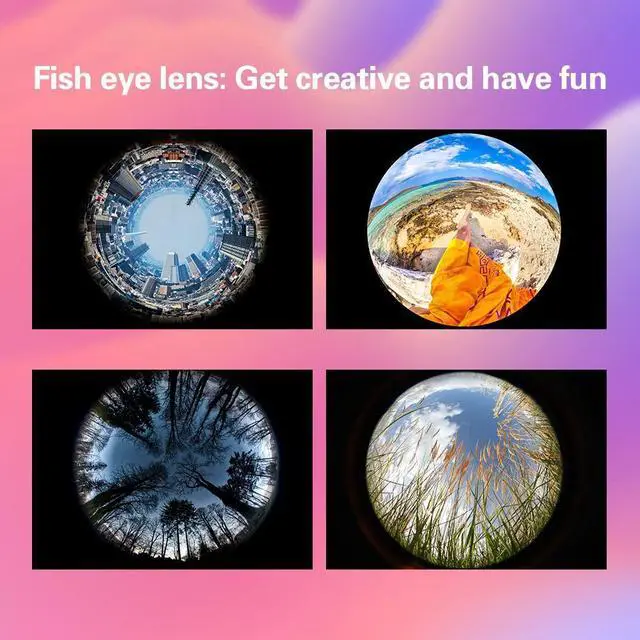 Alt view image 6 of 7 - _Mega Brand Camera Lens, 6 lenses+ LED Light+ Remote Shutter+ Tripod, 18X Telephoto Zoom/Wide angle/Macro/Fisheye/CPL/Kaleidoscope camera lens kit for iPhone Xs X XR 8 7 6 Plus Samsung and Android