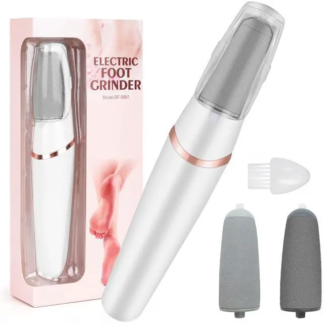 Main image of Electric Foot File and Callus Remover,Professional Pedicure Tools for Dry, Calluses, Dead, Cracked, Hard Skin,Equipped with 2 Grinding Heads and 1 Cleaning Brush