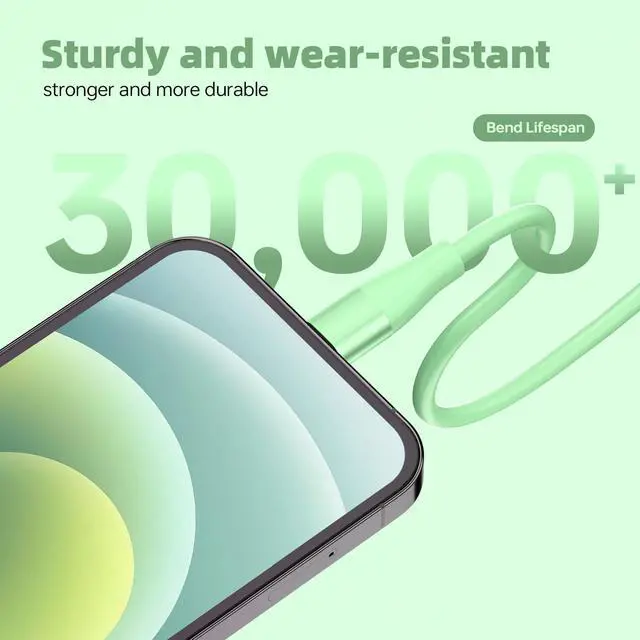 Alt view image 5 of 7 - iPhone Charger 3Pack 10 FT Apple MFi Certified Lightning Cable Fast Charging iPhone Charger Cord Compatible with iPhone 14 13 12 11 Pro Max XR XS X 8 7 6 Plus SE iPad and More