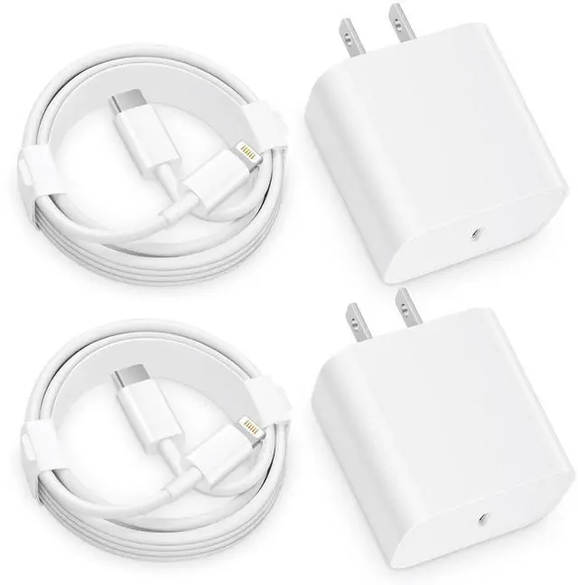 Main image of _Mega Brand Phone 12 13 14 Fast Charger, 2-Pack 20W PD Type C Charger with 6FT USB-C Charging Cable Compatible with Phone 14 13 12 11 Pro Max/Pro/Plus/Xs/XR/X