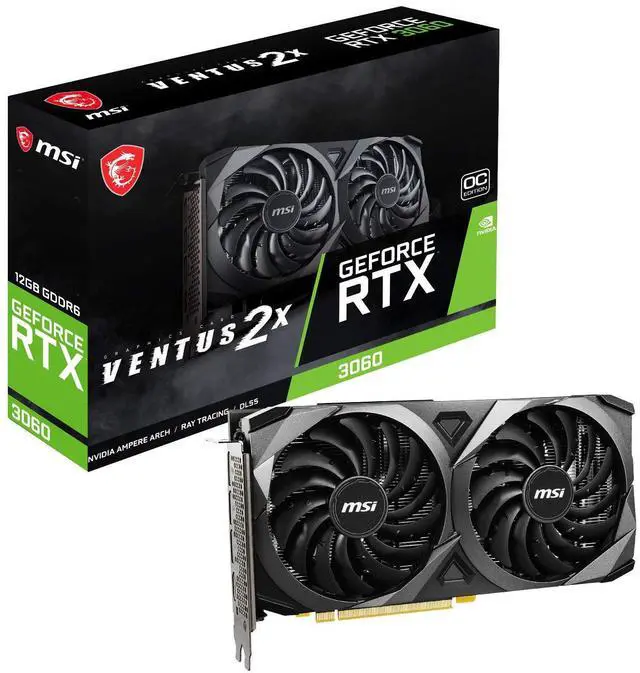Main image of _Mega Brand Gaming GeForce RTX 3060 12GB 15 Gbps GDRR6 192-Bit HDMI/DP PCIe 4 Torx Twin Fan Ampere OC Graphics Card