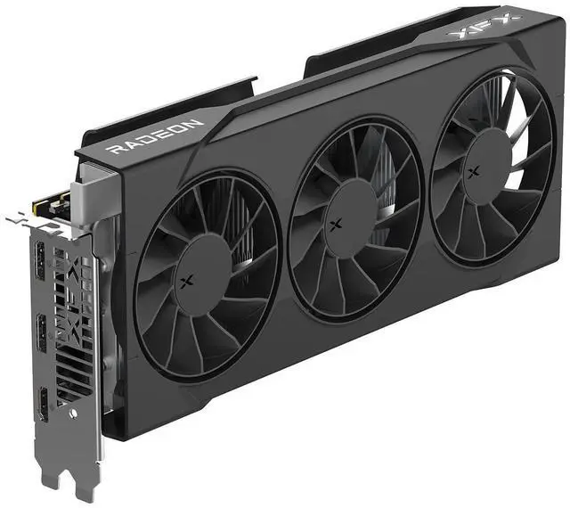Alt view image 7 of 7 - _Mega Brand Swift AMD Radeon RX 9060 XT OC Triple Fan Gaming Edition with 16GB GDDR6 HDMI 2xDP, AMD RDNA 4 RX 9060XT RX-96TS316BA
