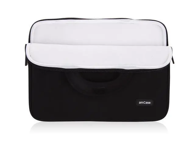 Alt view image 4 of 5 - _Mega Brand amCase Chromebook Case-11.6 to 12 inch Neoprene Travel Sleeve with Handle-Black