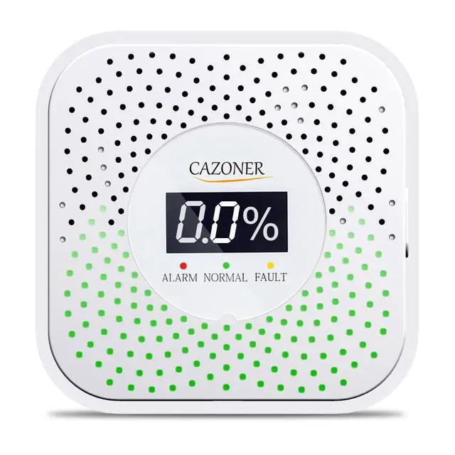 Alt view image 7 of 7 - _Mega Brand Gas Leak Detector, Natural Gas Detectors, USB Plug-in Propane Gas Alarm, Combustible & Explosive Gas Alarm for RV, Kitchen, Home Safety, Methane, LNG, LPG Monitor, 10-Year Lifespan, White