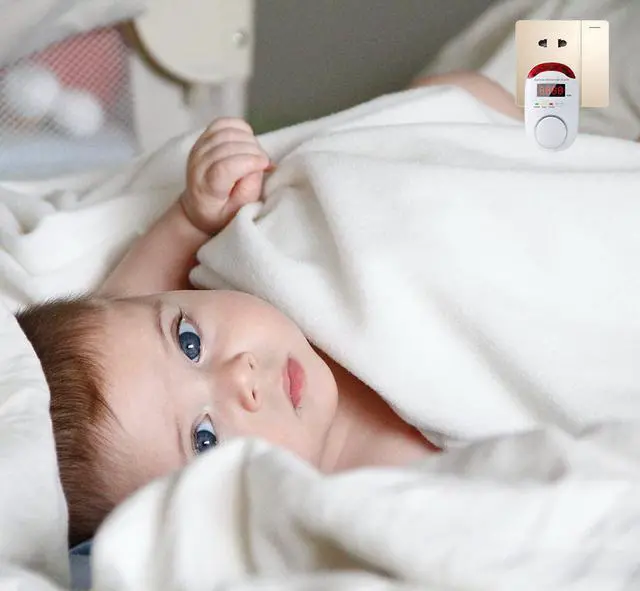 Alt view image 6 of 6 - Carbon Monoxide Detectors Portable Carbon Monoxide Detector for Travel Plug in Wall with LED Digital Display Voice Light Plug and Play