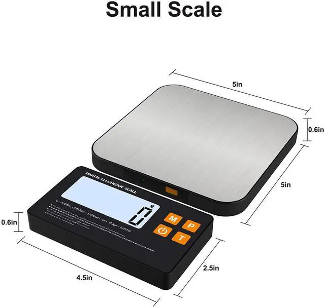 Alt view image 6 of 7 - _Mega Brand MagiCling Split Smart Food Kitchen Scale 1g Precision, 22lb/7 Units, Detachable Magnetic Display & Ultra-Slim 14mm Design for Weight Loss, Baking, Cooking, Dieting, Meal Prep