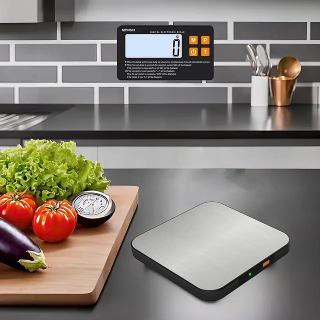 Alt view image 5 of 7 - _Mega Brand MagiCling Split Smart Food Kitchen Scale 1g Precision, 22lb/7 Units, Detachable Magnetic Display & Ultra-Slim 14mm Design for Weight Loss, Baking, Cooking, Dieting, Meal Prep