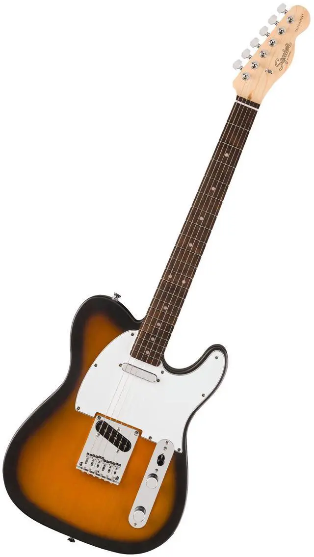 Main image of Squier Debut Beginner Telecaster Electric Guitar, 2-Color Sunburst | Starter electric guitar, free lessons included, satin urethane finish, kids and adults