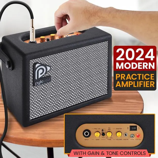Alt view image 4 of 6 - Heavy Metal EG Fire Electric Guitar Axe w/ Amplifier Kit, Full Size Instrument w/ Practice Amp & Accessories, Metal Axe, Black