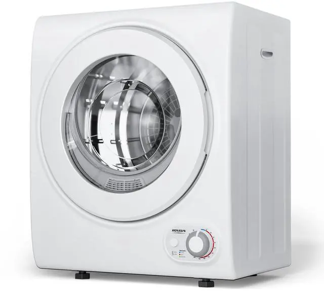 Main image of _Mega Brand 110V Portable Clothes Dryer, High End Laundry Front Load Tumble Dryer Machine with Stainless Steel Tub & Simple Control Knob for Apartment, Dorm-850W, White
