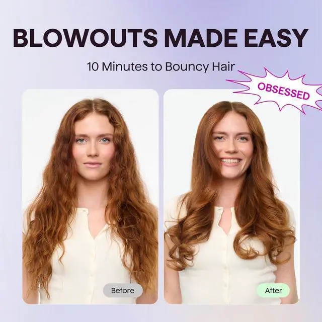 Alt view image 4 of 6 - 5 in 1 Curling Iron Set with Curling Brush and 4 Interchangeable Ceramic Curling Wand (0.35"-1.25), Wand Curling Iron Instant Heat Up, Dual Voltage Hair Curler