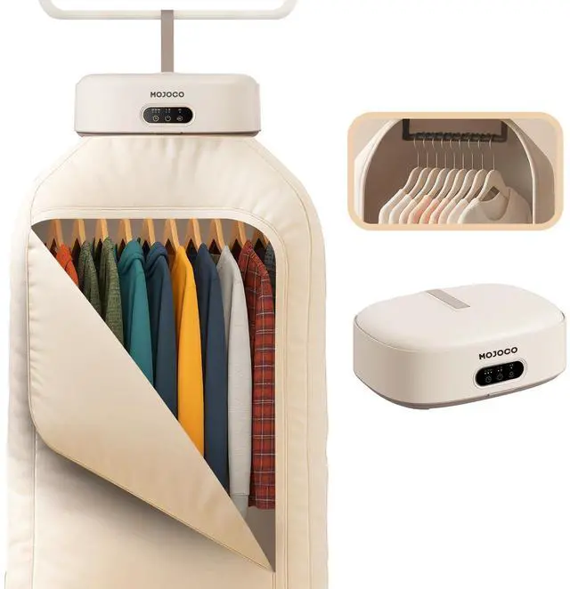 Main image of Portable Clothes Dryer - Mini/Compact Dryer for Apartment, RV, Travel - Small Quiet Fast-Drying Machine with Adjustable Timer & Hassle-Free Setup