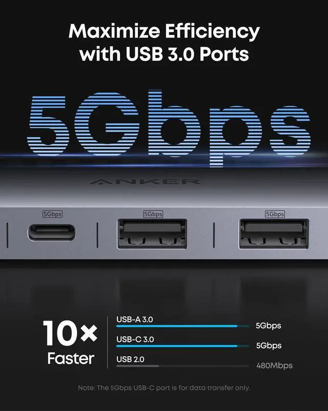 Alt view image 4 of 6 - USB C Hub, 7-in-1 Multi-Port USB Adapter for Laptop/Mac, 4K@60Hz USB C to HDMI Splitter, 85W Max Power Delivery, 3xUSBA & C 3.0 Data Ports, SD/TF Card, for Type C Devices (Charger Not Included)