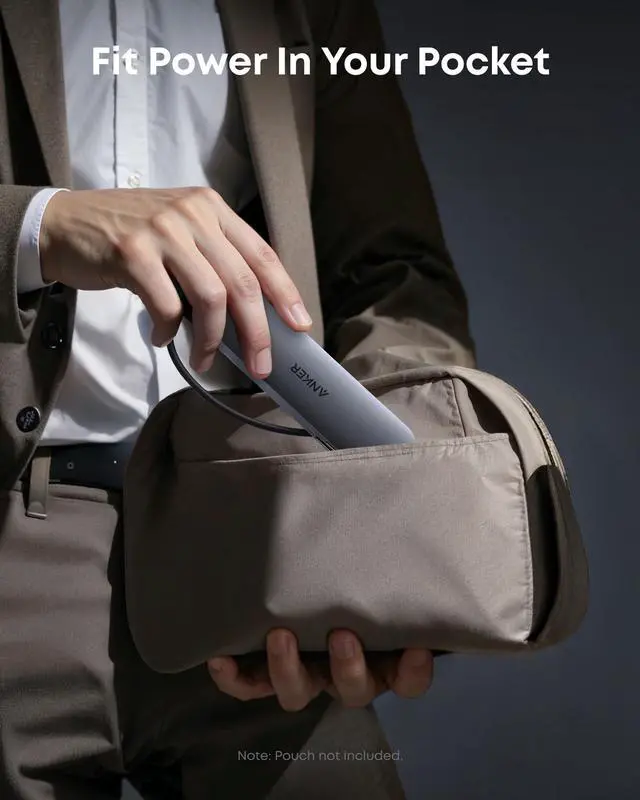 Alt view image 6 of 6 - USB C Hub, 7-in-1 Multi-Port USB Adapter for Laptop/Mac, 4K@60Hz USB C to HDMI Splitter, 85W Max Power Delivery, 3xUSBA & C 3.0 Data Ports, SD/TF Card, for Type C Devices (Charger Not Included)