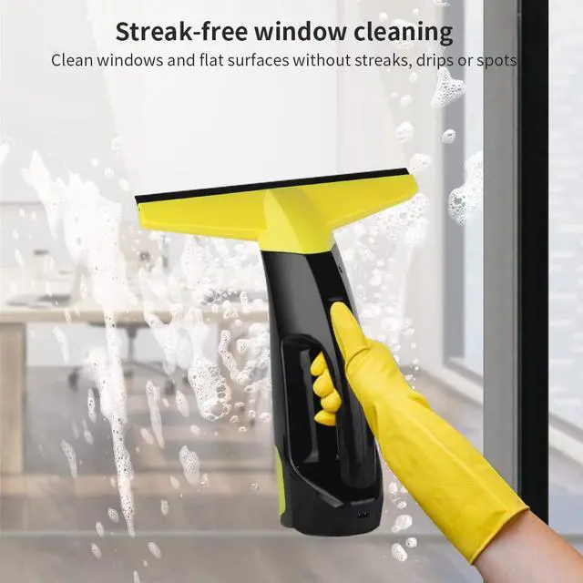 Alt view image 3 of 7 - _Mega Brand Rechargeable Window Vac, Power Window Vacuum Cleaner Set, Window Squeegee Electric Cleaning Tool for Windows, Tiles, Mirrors, 200ml Water Tank