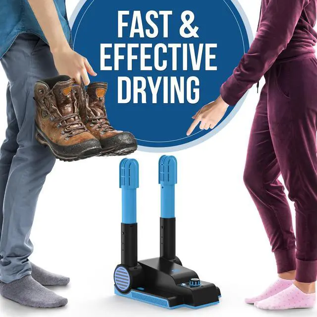 Alt view image 2 of 7 - _Mega Brand Foldable Compact Boot Dryer & Boot Warmer Quiet Heat Blower, Easy-to-Use Fast 2-Hour Drying & Deodorizer, Extendable Tubes, Electric Shoe Dryer for Sneakers (1 Pair)