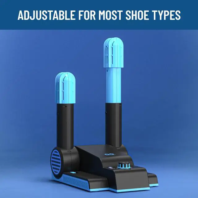 Alt view image 6 of 7 - _Mega Brand Foldable Compact Boot Dryer & Boot Warmer Quiet Heat Blower, Easy-to-Use Fast 2-Hour Drying & Deodorizer, Extendable Tubes, Electric Shoe Dryer for Sneakers (1 Pair)