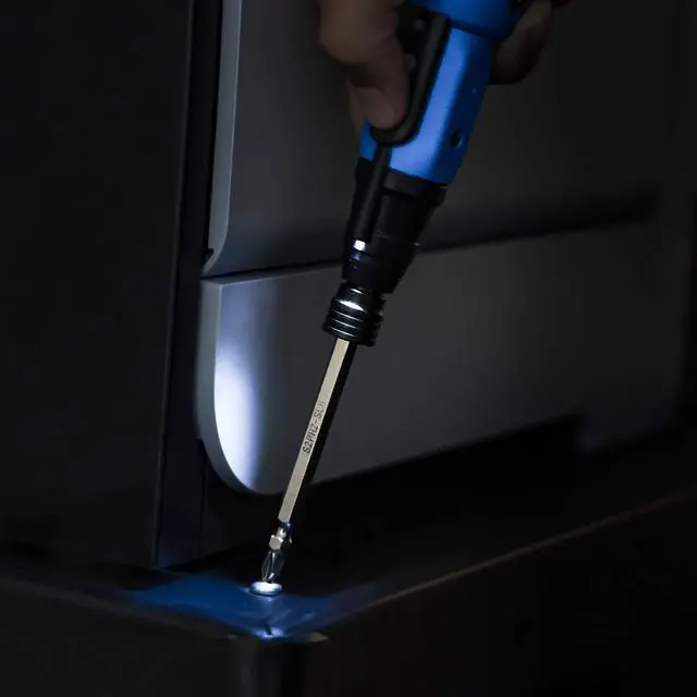 Alt view image 6 of 7 - 10577A Cordless Power Screwdriver | 1/4 Hex Auto-Lock Safety Chuck | Includes Phillips and Flathead Bit | USB Rechargeable Lithium-Ion Technology | Auto and Manual Mode