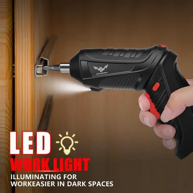Alt view image 6 of 7 - _Mega Brand Power Screwdriver Cordless, Screwdriver Bits Set Rechargeable, 3.6V Li-ion 3.5N·m Max Torque Electric Rotatable Drill Screwdriver for Home Improvement DIY Project, 47 Pcs