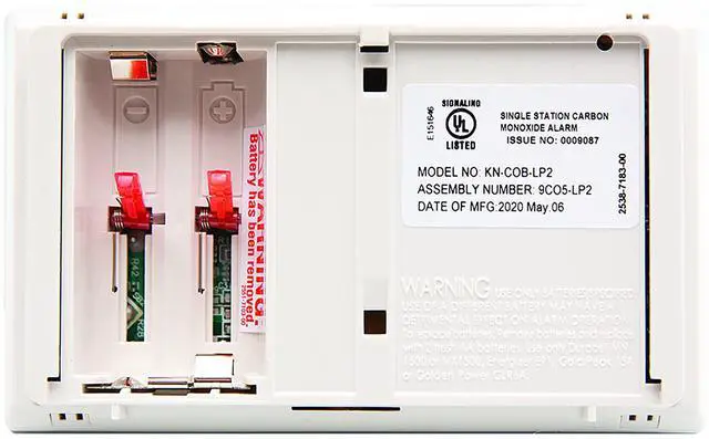 Alt view image 7 of 7 - _Mega Brand Carbon Monoxide Detector, Battery Powered CO Alarm with LEDs, Test-Reset Button, Low Battery Indicator, Portable