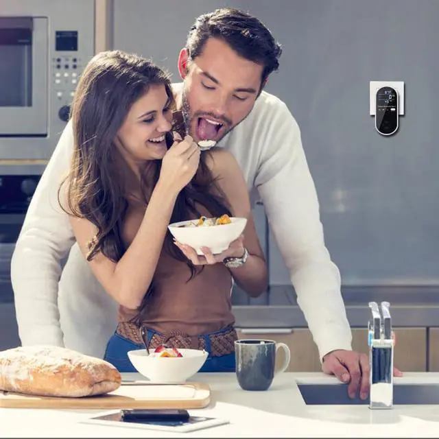 Alt view image 2 of 7 - _Mega Brand 3-in-1 Carbon Monoxide Detector, Carbon Monoxide Detector Plug in Wall with Temperature & Humidity Display, CO Alarm Monitor with Color LCD Display, Accurate & Easy to Install