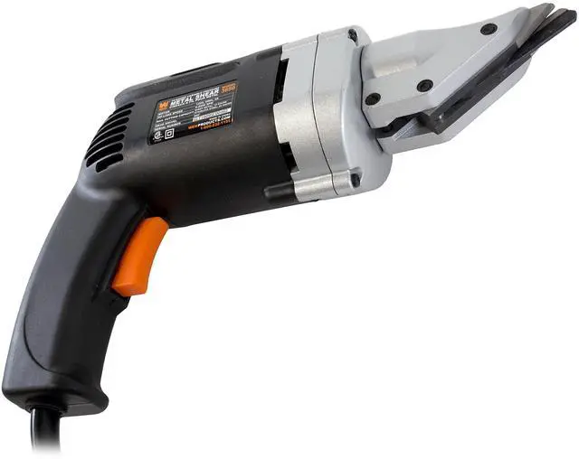 Alt view image 2 of 7 - _Mega Brand Metal Shear, Swivel Head, Variable Speed, 18-Gauge, 4-Amp (3650)