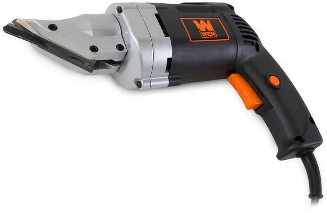 Alt view image 3 of 7 - _Mega Brand Metal Shear, Swivel Head, Variable Speed, 18-Gauge, 4-Amp (3650)