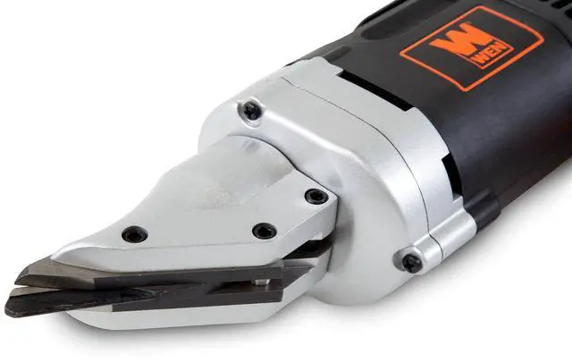Alt view image 4 of 7 - _Mega Brand Metal Shear, Swivel Head, Variable Speed, 18-Gauge, 4-Amp (3650)
