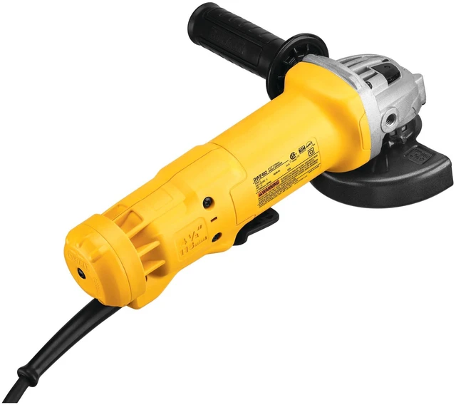 Alt view image 3 of 3 - Angle Grinder, 4.5 Inch, 11 Amp, 11,000 rpm, With Paddle Switch, Ergonomic Compact Design Grinder Tool (DWE402)