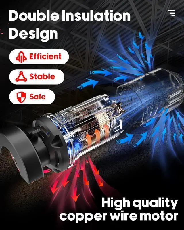 Alt view image 3 of 7 - _Mega Brand 3 Inch High-Speed Cut Off Tool, 3.5 Amp Metal Cutter Tool with 3Pcs Multifunctional Cut Off Wheels, 24000RPM Electricl Metal Cutting Tools for Steel, Inox, PVC