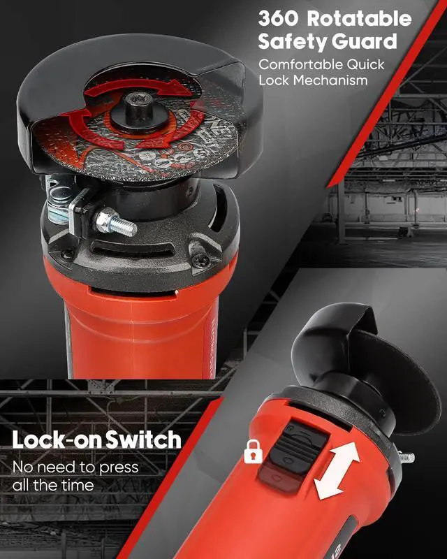 Alt view image 4 of 7 - _Mega Brand 3 Inch High-Speed Cut Off Tool, 3.5 Amp Metal Cutter Tool with 3Pcs Multifunctional Cut Off Wheels, 24000RPM Electricl Metal Cutting Tools for Steel, Inox, PVC