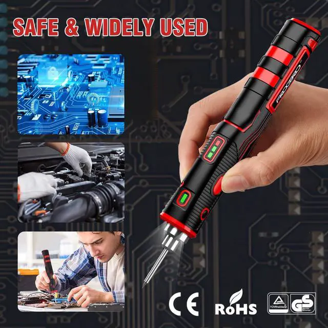 Alt view image 7 of 7 - 11W 2500mAh Cordless Soldering Iron Kit, Upgrade Max 968 Fast Heating Portable USB Rechargeable Soldering Iron High Capacity with Touch Sensor & LED Spotlight (2 tips+adaptor)