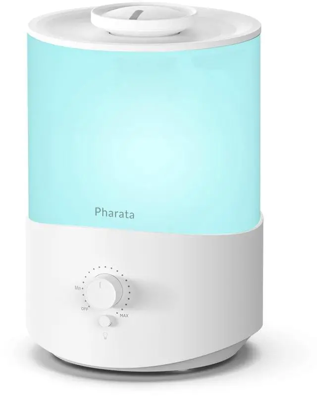 Main image of Humidifiers for Bedroom Large Room, 2.5L Cool Mist Humidifier with Essential Oil Diffuser, Top Fill Humidifier for Baby, Home, Plant, Ultrasonic Humidification for whole house, Auto Shut-Off