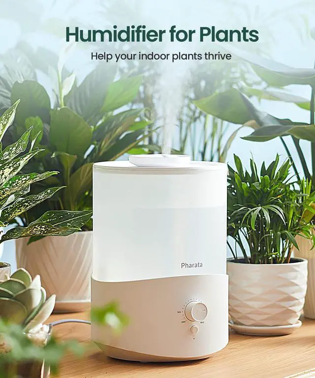 Alt view image 5 of 7 - Humidifiers for Bedroom Large Room, 2.5L Cool Mist Humidifier with Essential Oil Diffuser, Top Fill Humidifier for Baby, Home, Plant, Ultrasonic Humidification for whole house, Auto Shut-Off