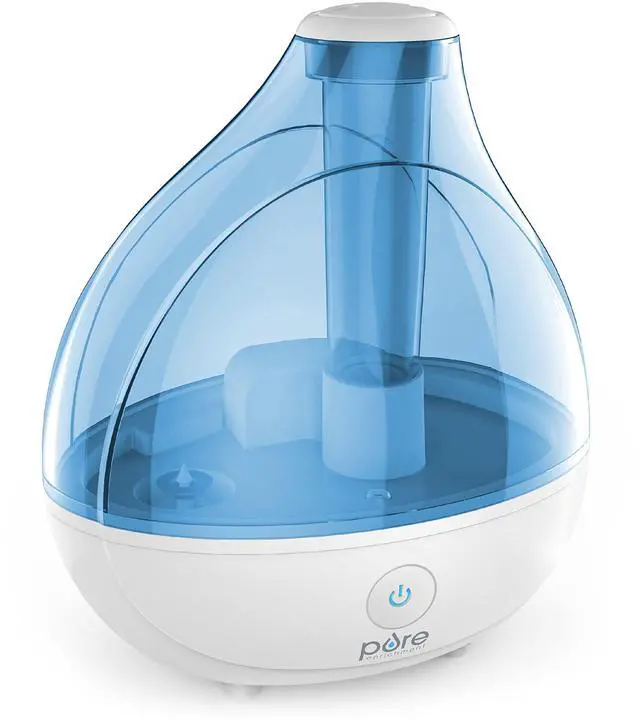 Main image of _Mega Brand MistAire Ultrasonic Cool Mist Humidifier - Quiet Air Humidifier for Bedroom, Nursery, Office, & Indoor Plants - Lasts Up To 25 Hours