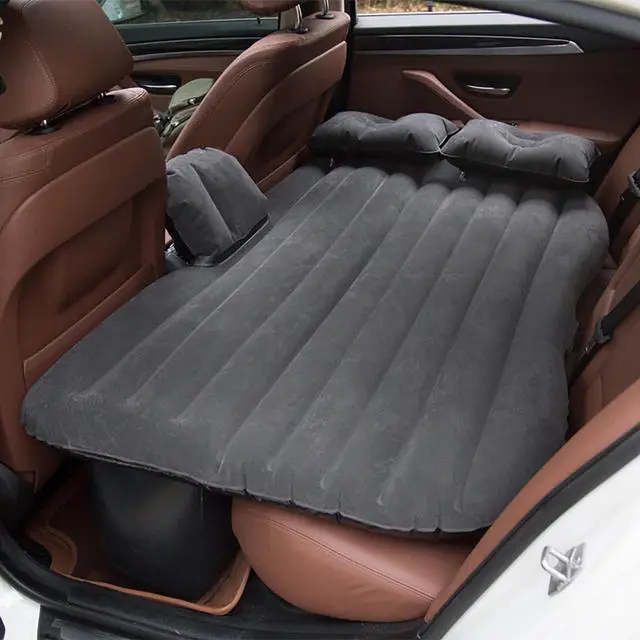 Alt view image 2 of 7 - _Mega Brand Inflatable Car Air Mattress Back Seat Bed with Air Pump,55 "x 35" Portable Thickened Car Travel Camping Sleeping Air Mattress Blow Up Bed for Car Universal SUV
